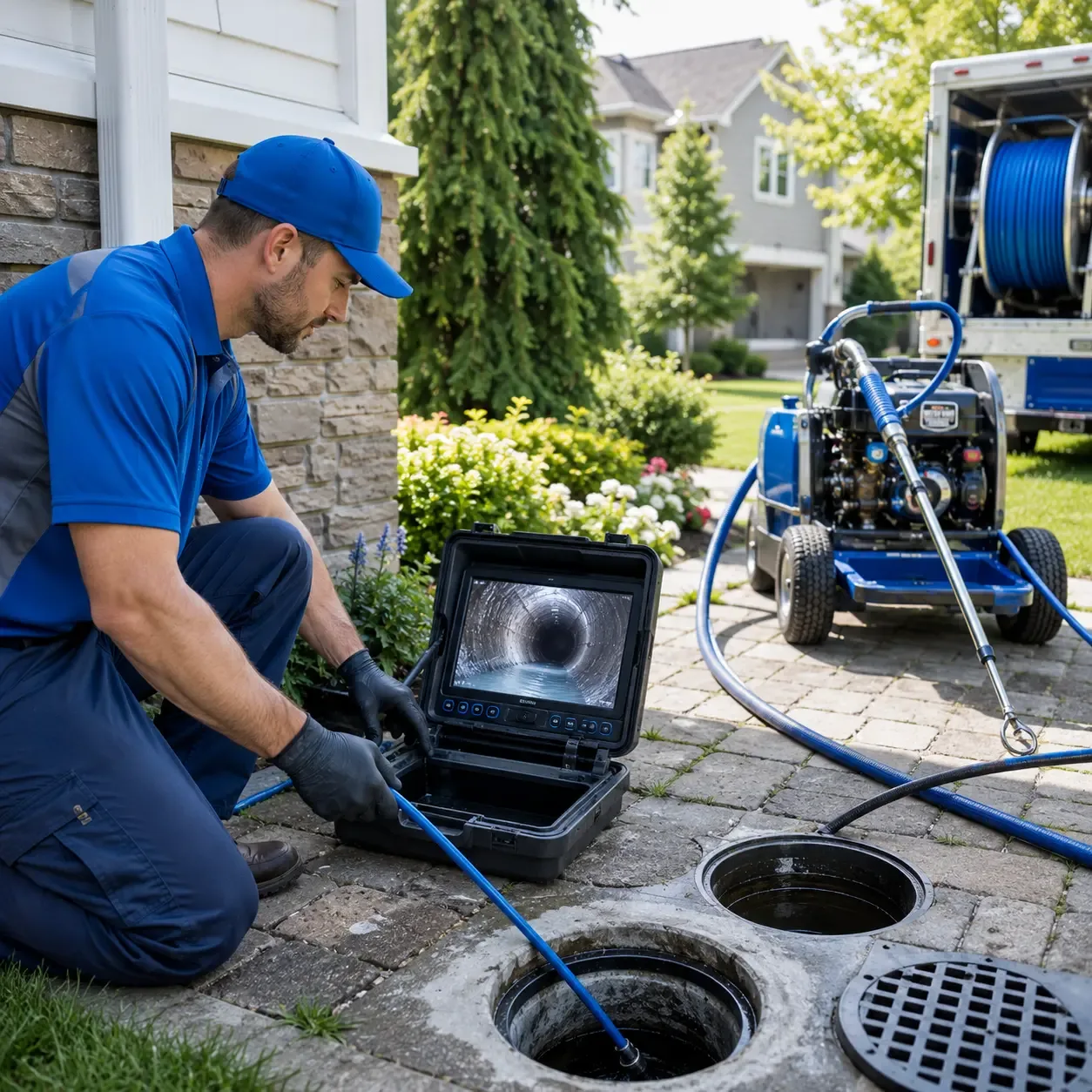 Outdoor drain cleaning professionals serving Danube, MN